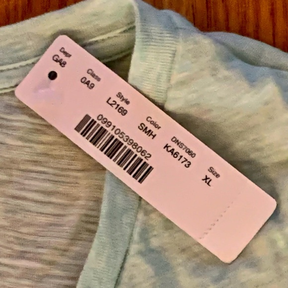 J Crew “vintage cotton” shirt XL heathery green women’s - Picture 4 of 10